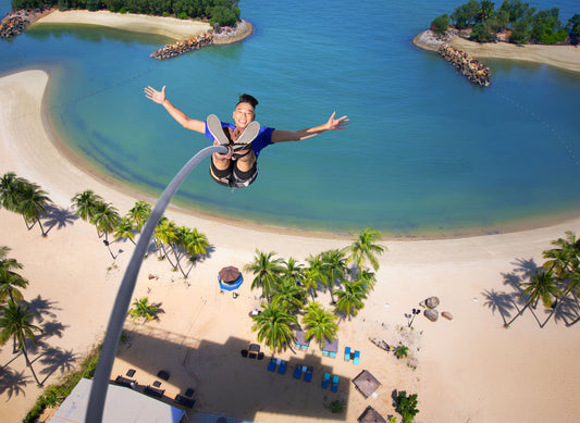Bungy Jump & The New Tandem Bungy at Skypark Sentosa