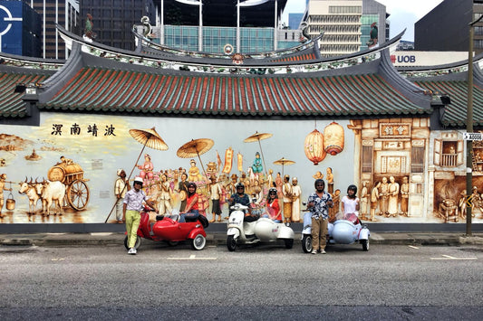 Singapore Vespa Sidecars Heritage Tours