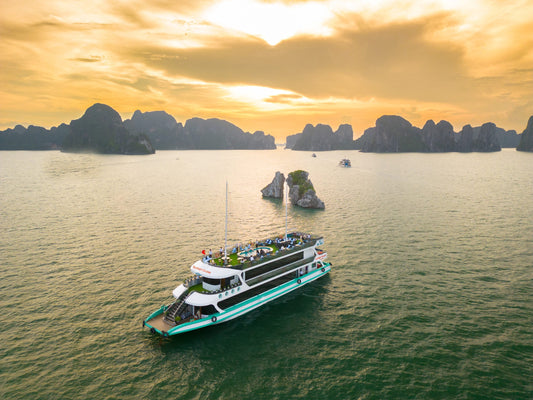Sunlight Grand Day Cruise: Ha Long Bay, Sung Sot, Titop Island