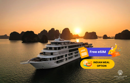 Ambassador Day Cruise: Ha Long Bay Tour with Sung Sot & Ti Top