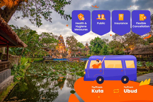 Kura Kura Bus Public Transfer between Kuta and Ubud