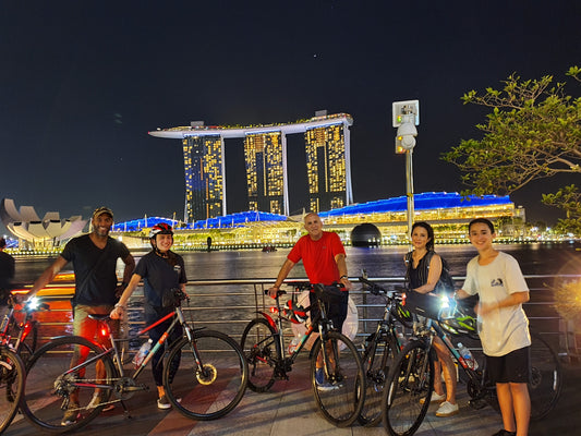 Singapore Marina Bay Night Guided Bike Tour