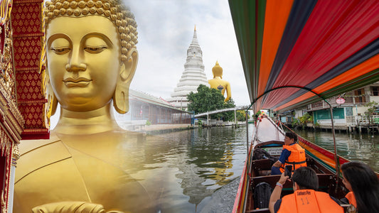 Big Buddha (Wat Paknam) and Canal Longtail Boat Sightseeing Tour