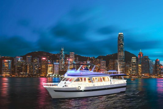Victoria Harbour Night Cruise Experience - One Yacht (Unlimited Drinks+Photography)