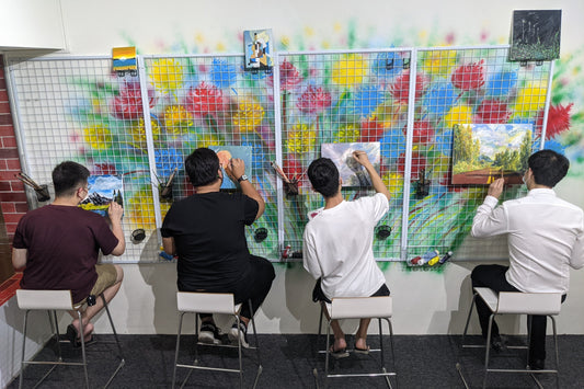 3-hour Art Jamming Class with Free Flow Drinks in Singapore