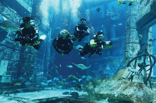 Scuba Diving Experience at The Lost World Aquarium Dubai