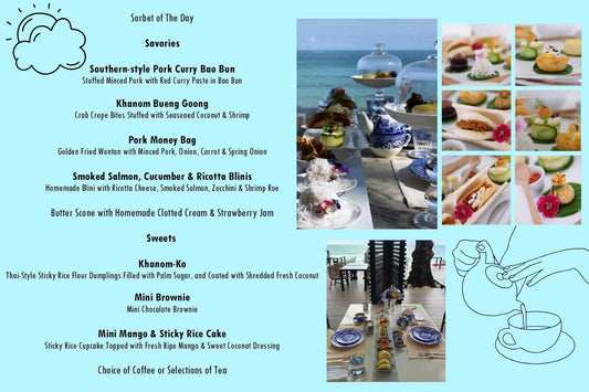 The Page Afternoon Tea at The Library Koh Samui