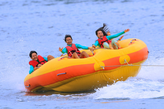 Donut Boat Water Sports Experience at Tanjung Benoa Beach Bali
