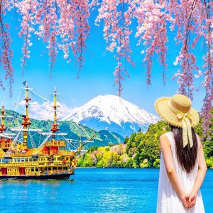 [Mount Fuji Hakone Day Trip] Owakudani & Lake Ashi Pirate Ship & Lake Yamanaka & Oshino Hakkai & Ropeway Experience Tour (From Tokyo)