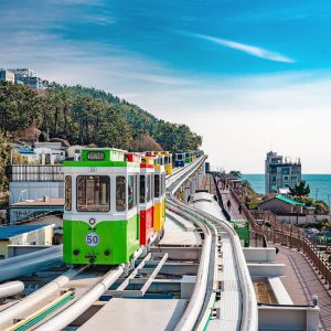 Busan Haeundae Blueline Park Sky Capsule & Beach Train Voucher